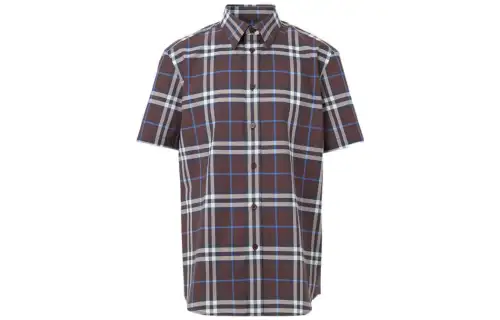 Burberry Shirt Men's Dark Chestnut