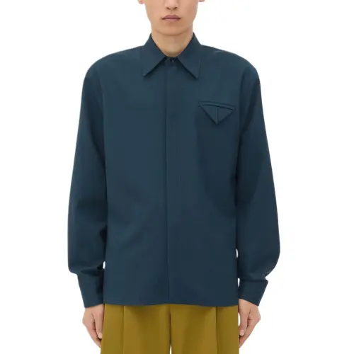 Bottega Veneta Pocket Detail Button Up Shirt