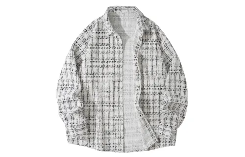 BODY GLOVE Fashionable retro woven shirt for men and women, American style, Chanel style