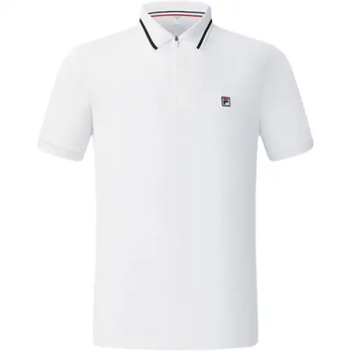 FILA Polo Shirt Men's Jade White