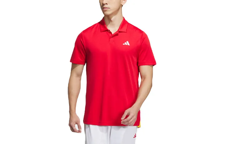Adidas HEAT.RDY Pro Polo Shirt Men's Light Scarlet/White