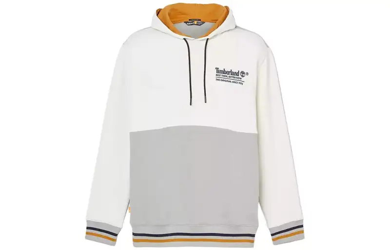 Timberland Sweatshirts Men's Gray Hooded Moderate Regular