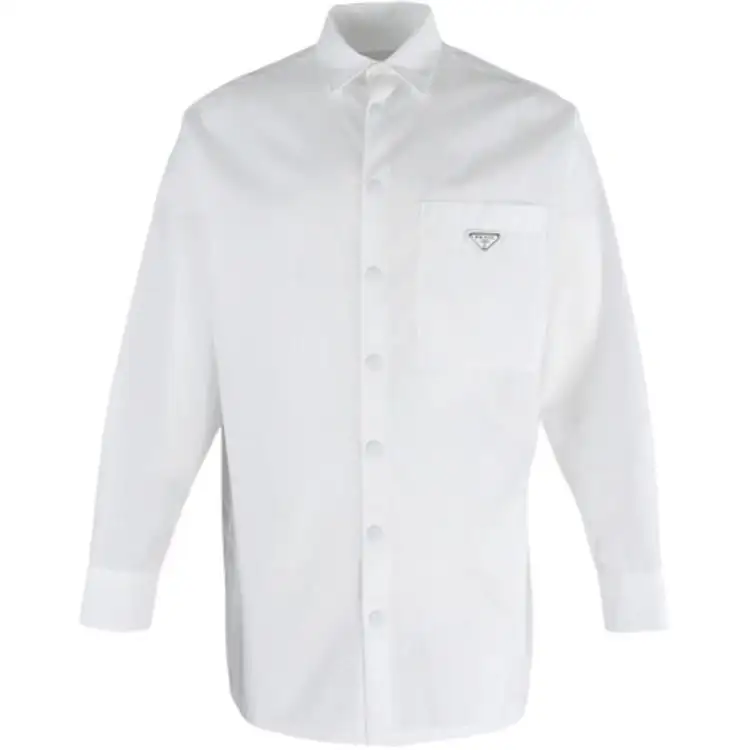 PRADA Shirts Men's White Moderate