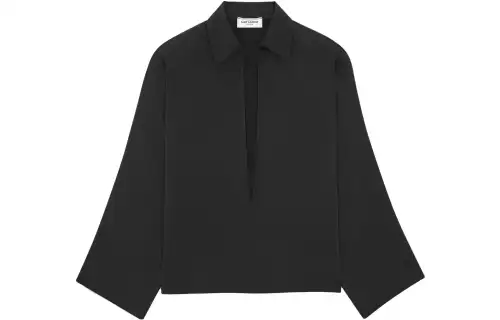 SAINT LAURENT SS23 Shirt Men's Black