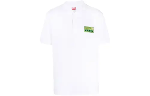 【Previous Season】logo-patch polo shirt