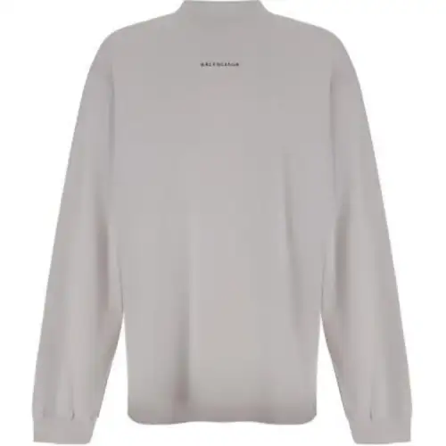 Balenciaga Logo Printed Medium Fit T Shirt