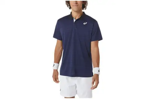 Asics Polo Shirt Men's Navy Blue