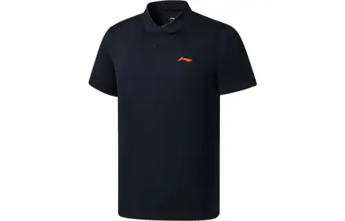 Li Ning Fitness Series Polo Shirt Men's Black