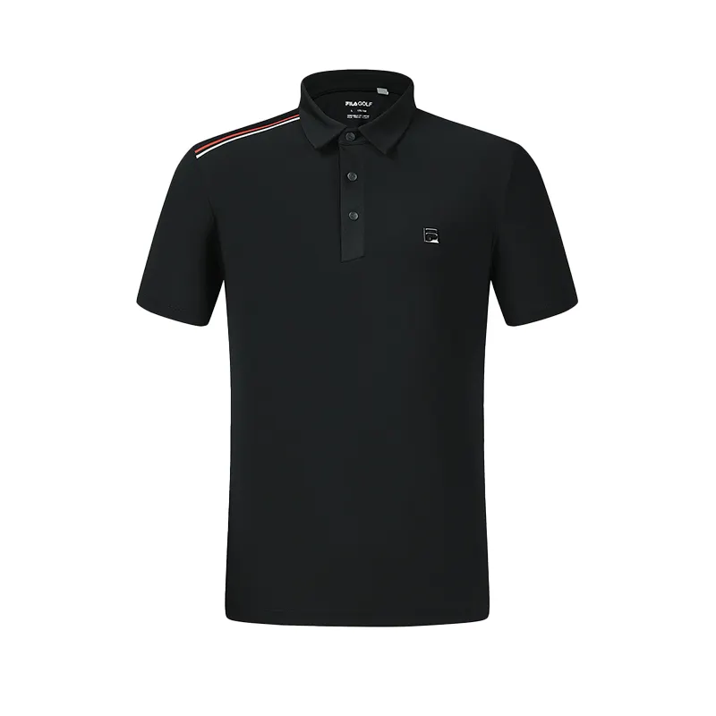 FILA Polo Shirt Men's Pitch Black