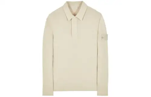 STONE ISLAND STONE ISLAND SS23 GHOST PIECES Polo Shirt Men's Khaki