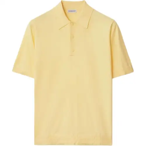 Burberry Polo Shirt Men's Lemon