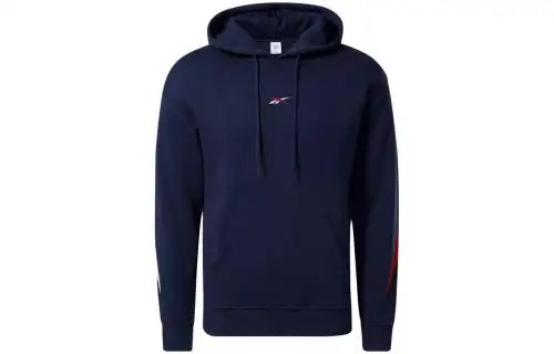 Reebok Sweatshirts Men's Blue Hooded Moderate Regular