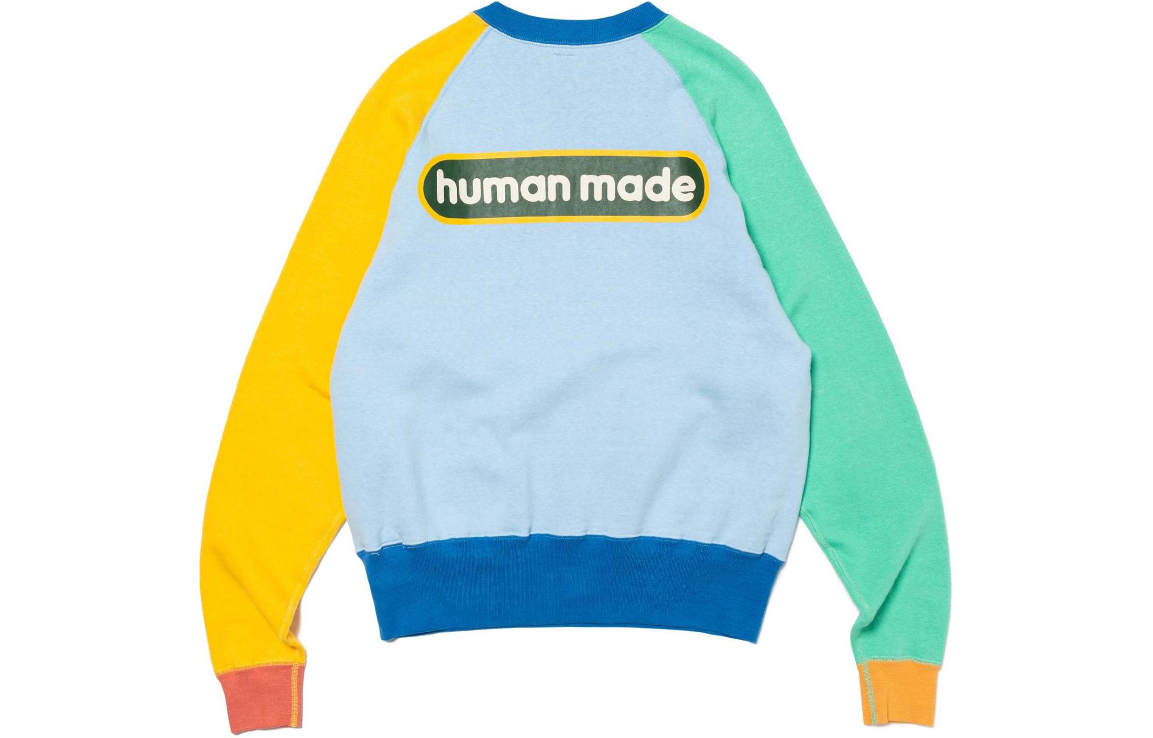Толстовка Human Made HUMAN MADE SS24 CRAZY TSURIAMI SWEATSHIRT (синяя)