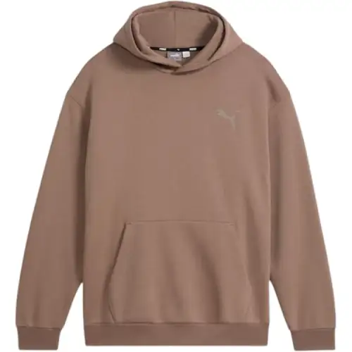 PUMA Elevated Full Length Men's Hoodie Sweatshirt Men's Taupe