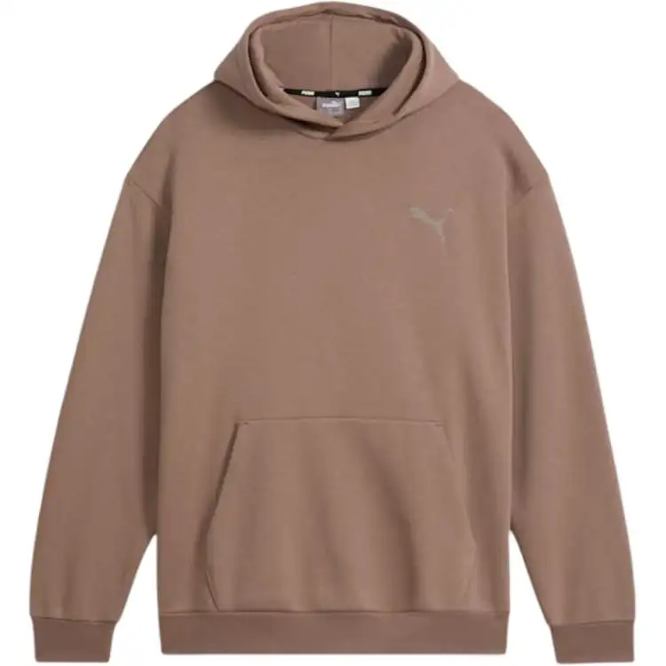 PUMA Elevated Full Length Men's Hoodie Sweatshirt Men's Taupe