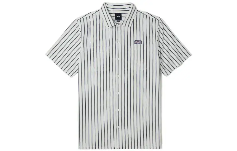 Vans Shirts Men's White Lapel Moderate Shirt