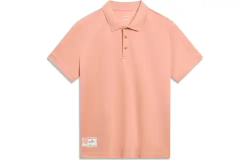 Li Ning Sports Trendy Collection Polo Shirt Men's Sunset Orange