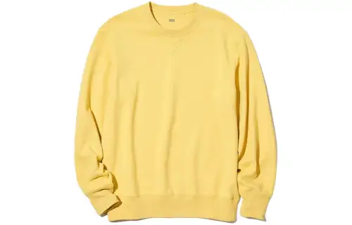 UNIQLO Sweatshirt Unisex Yellow