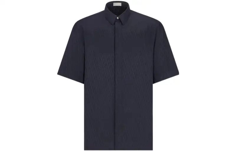 DIOR Quarterly New Products Shirts Men's Black Lapel Moderate Other