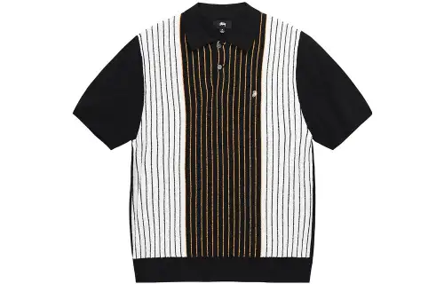 Stussy Textured Short Sleeve Polo Sweater
