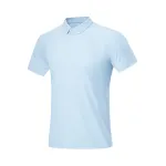 Li Ning Fitness Series Polo Shirt Men's Clear Sky Blue