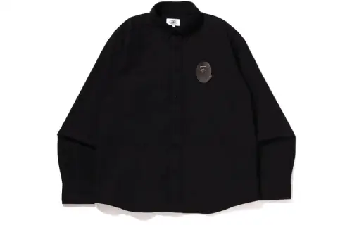 Bape Large Ape Head Oxford Bd Shirt