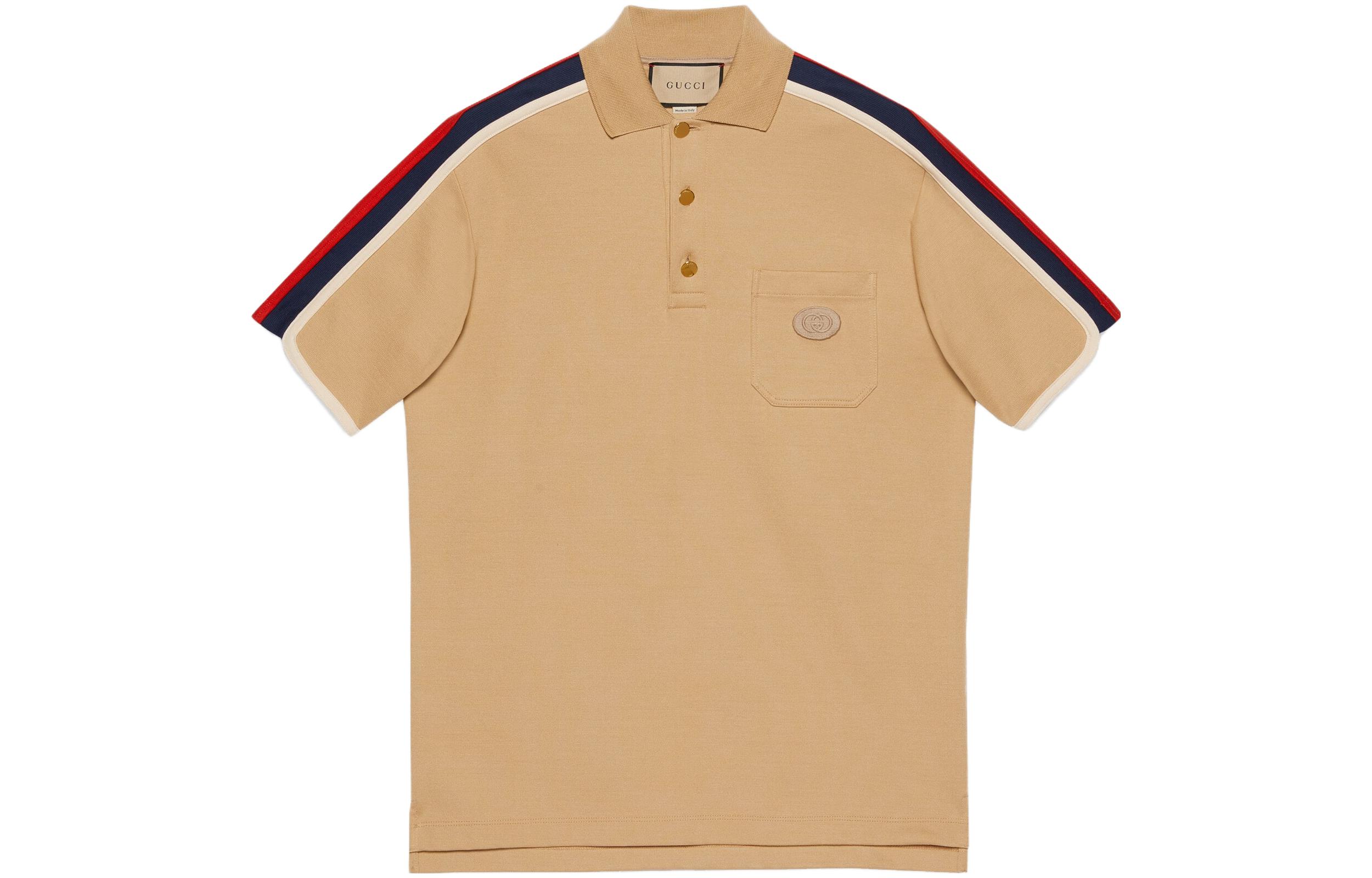 GUCCI SS23 Polo Shirt Men's Beige