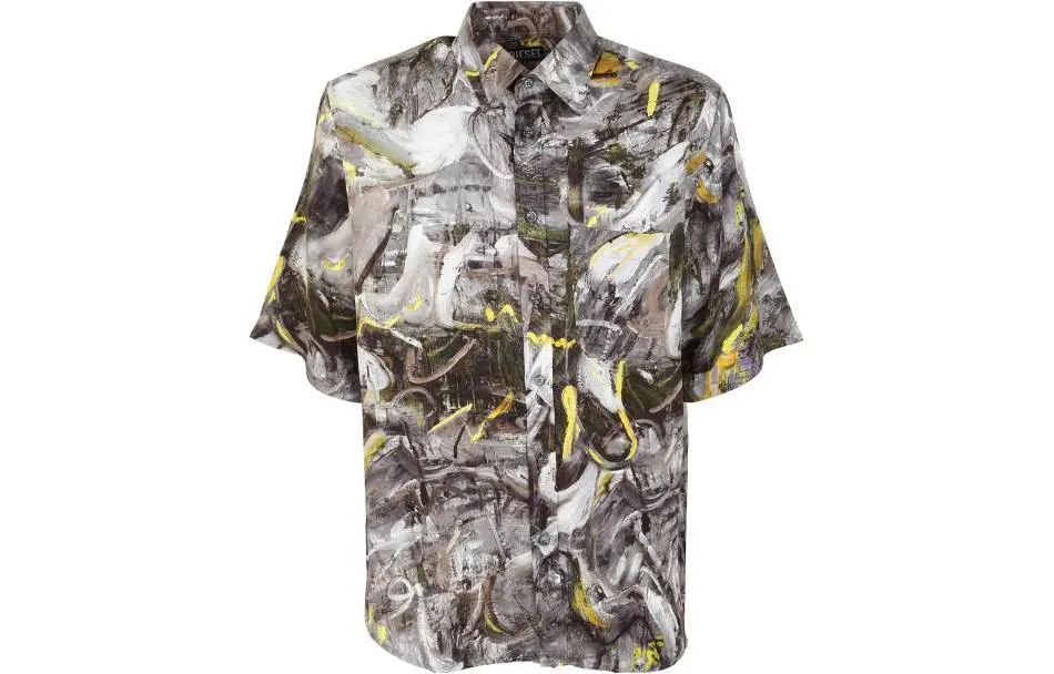 DIESEL Shirts Men's Multicolor Lapel Moderate Other