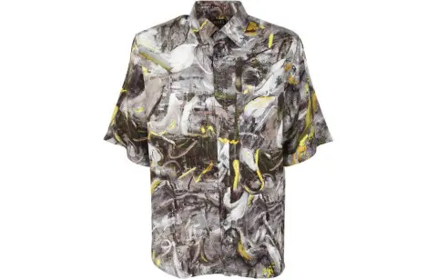 DIESEL Shirts Men's Multicolor Lapel Moderate Other