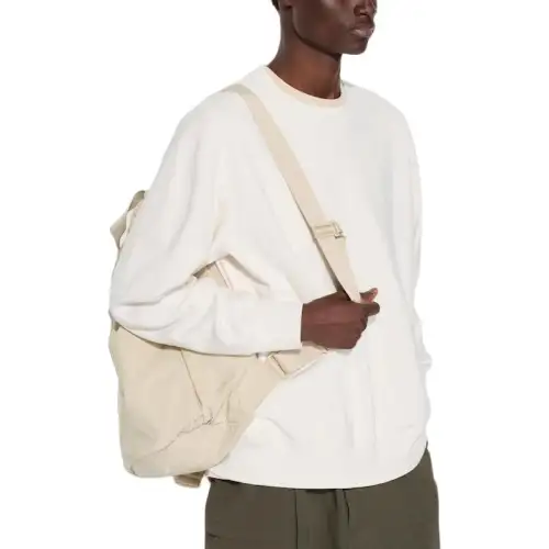 UNIQLO Sweatshirts Men's Ivory Crew Neck Moderate Other