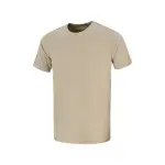 ASICS T Shirts Men's Khaki Crew Neck Moderate