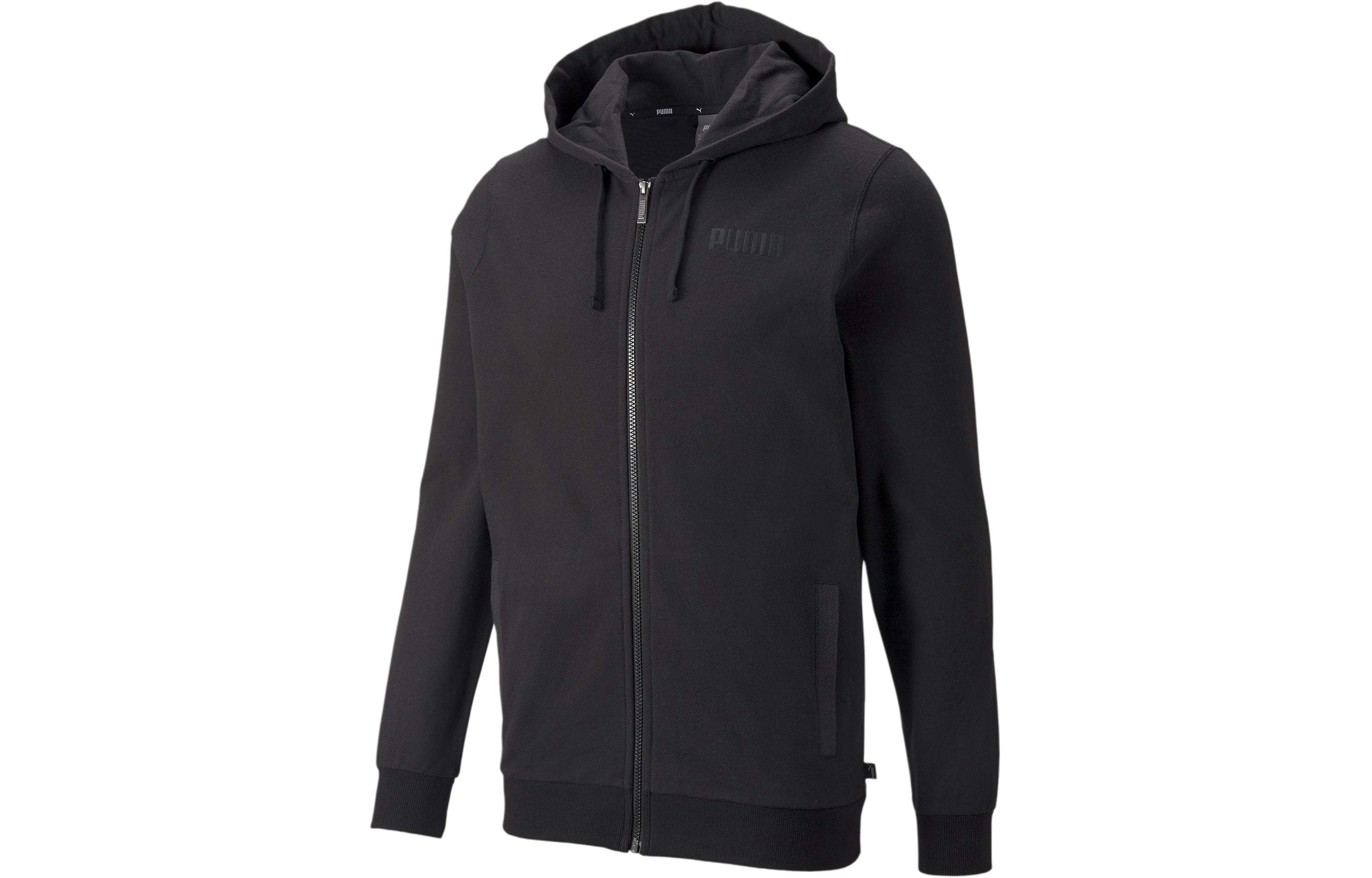 PUMA Modern Basics FZ Hoodie Sweatshirt Men's Black