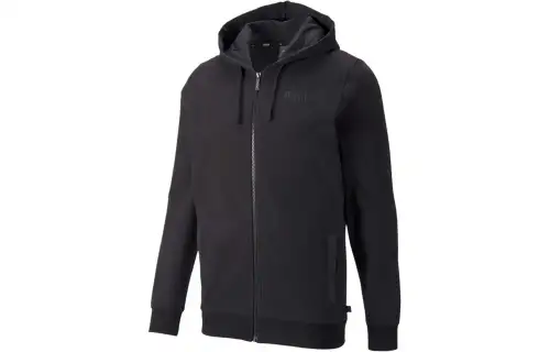 PUMA Modern Basics FZ Hoodie Sweatshirt Men's Black