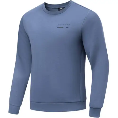 Li Ning Fitness Series Sweatshirt Men's Gray Indigo