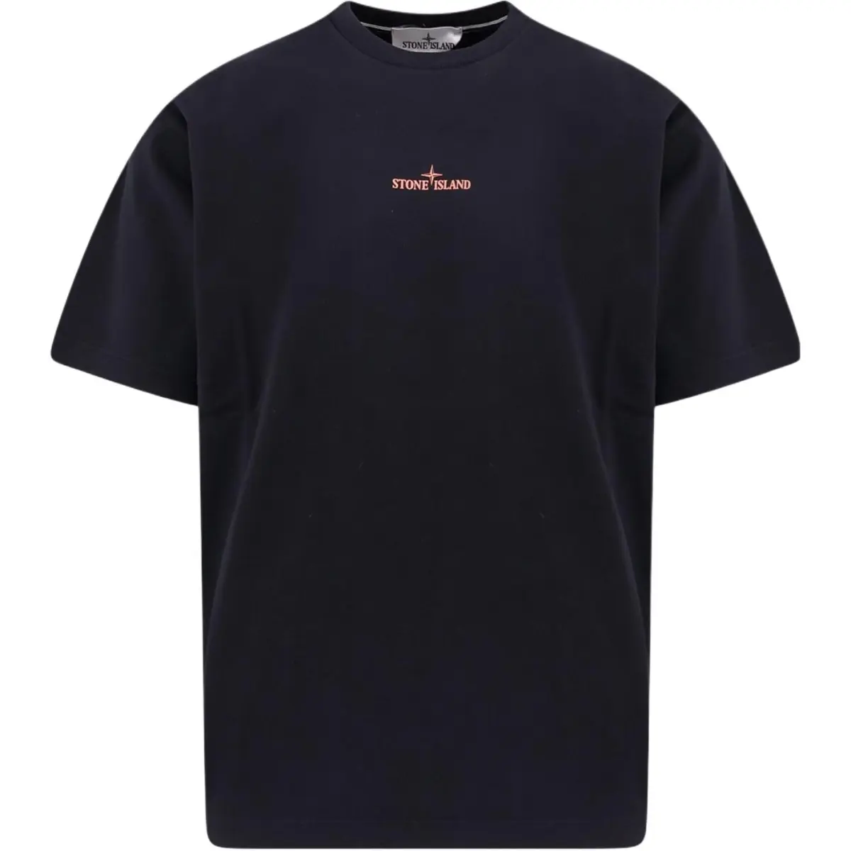 STONE ISLAND Logo Printed Crewneck T Shirt