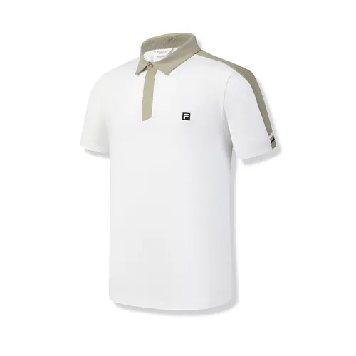 FILA Golf Polo Shirt Men's Jade White