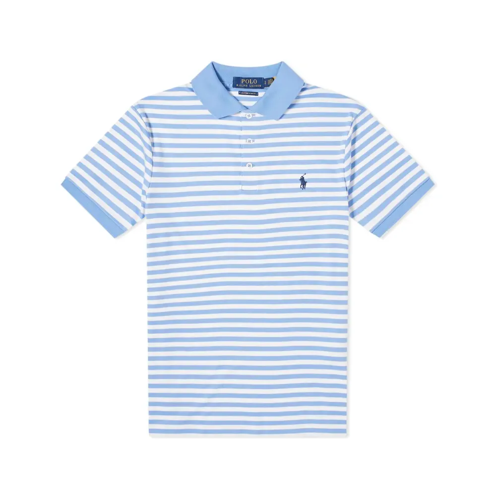 Polo Ralph Lauren SS22 Polo Shirt Custom Slim Fit Men's Blue