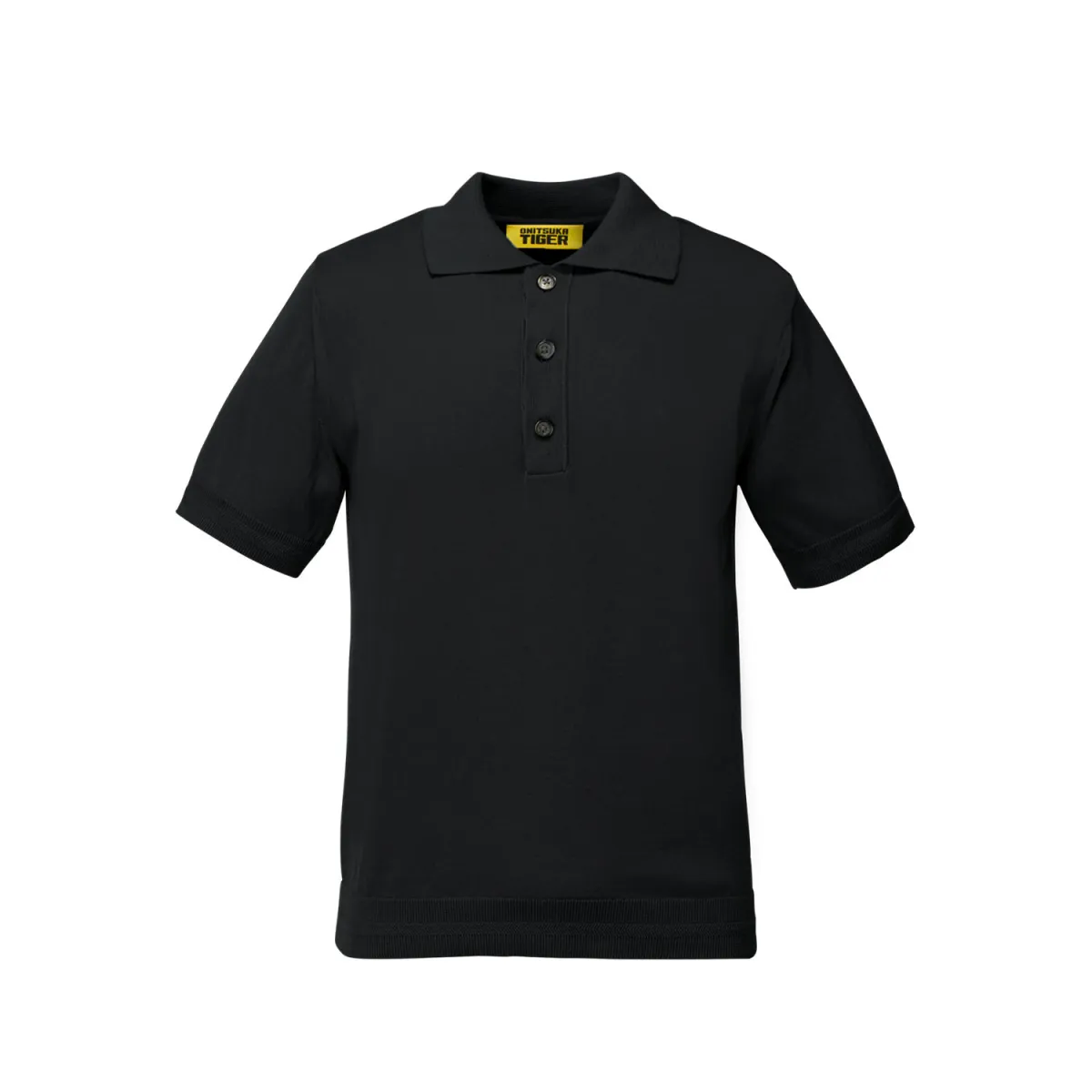 Onitsuka Tiger SS25 KNIT Polo Shirt Men's Black