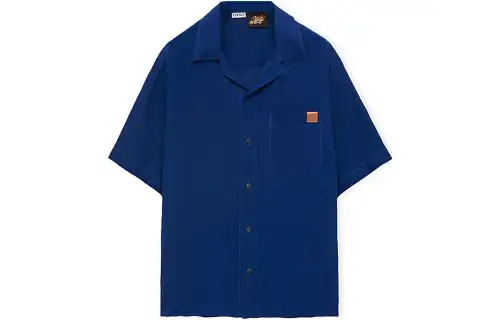 LOEWE Shirts Men's Greek Blue Moderate Other