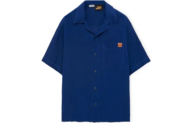LOEWE Shirts Men's Greek Blue Moderate Other
