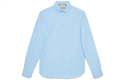 GUCCI SS23 Shirt Men's Light Blue