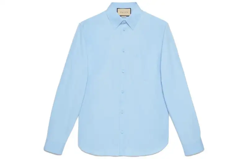 GUCCI SS23 Shirt Men's Light Blue
