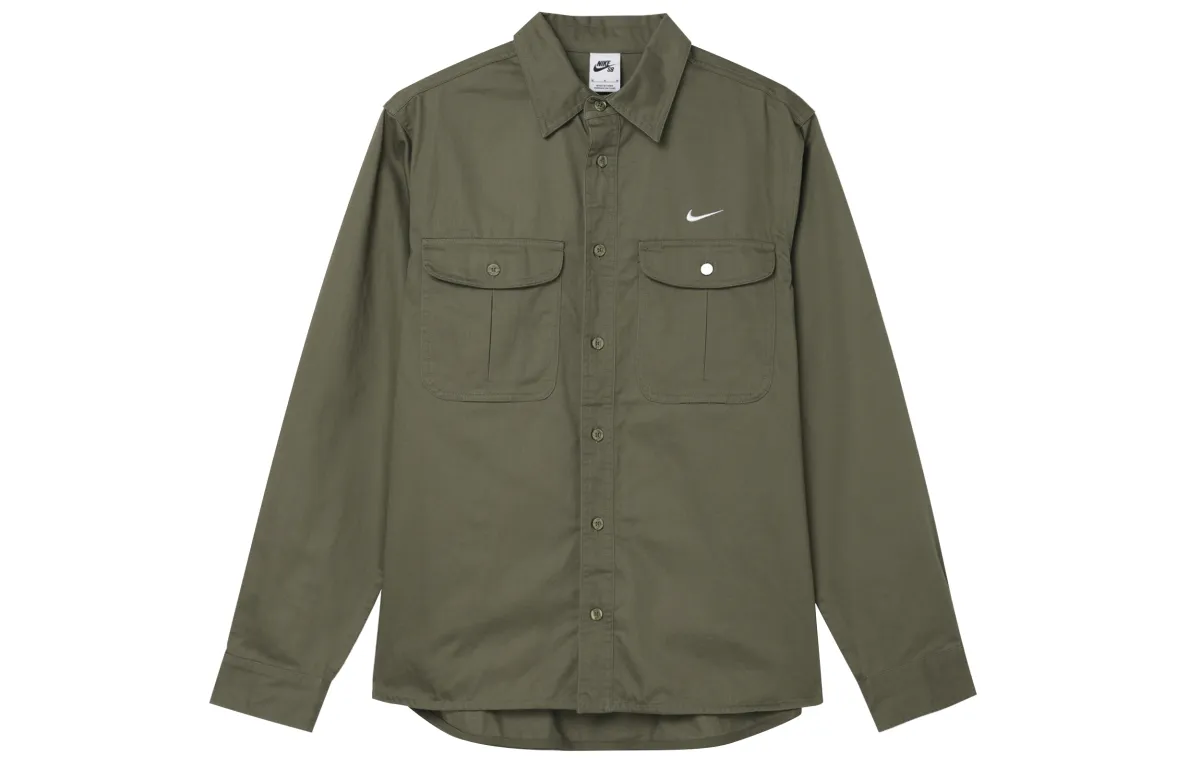 Nike Shirt Unisex Medium Olive Green