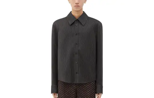 Bottega Veneta SS24 Shirt Men's Chocolate Brown
