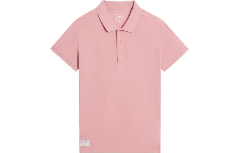 Li Ning Sports Trendy Collection Polo Shirt Men's Pink