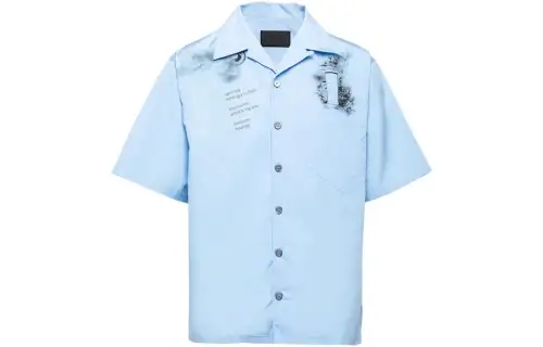 PRADA FW22 Shirt Men's Sky Blue