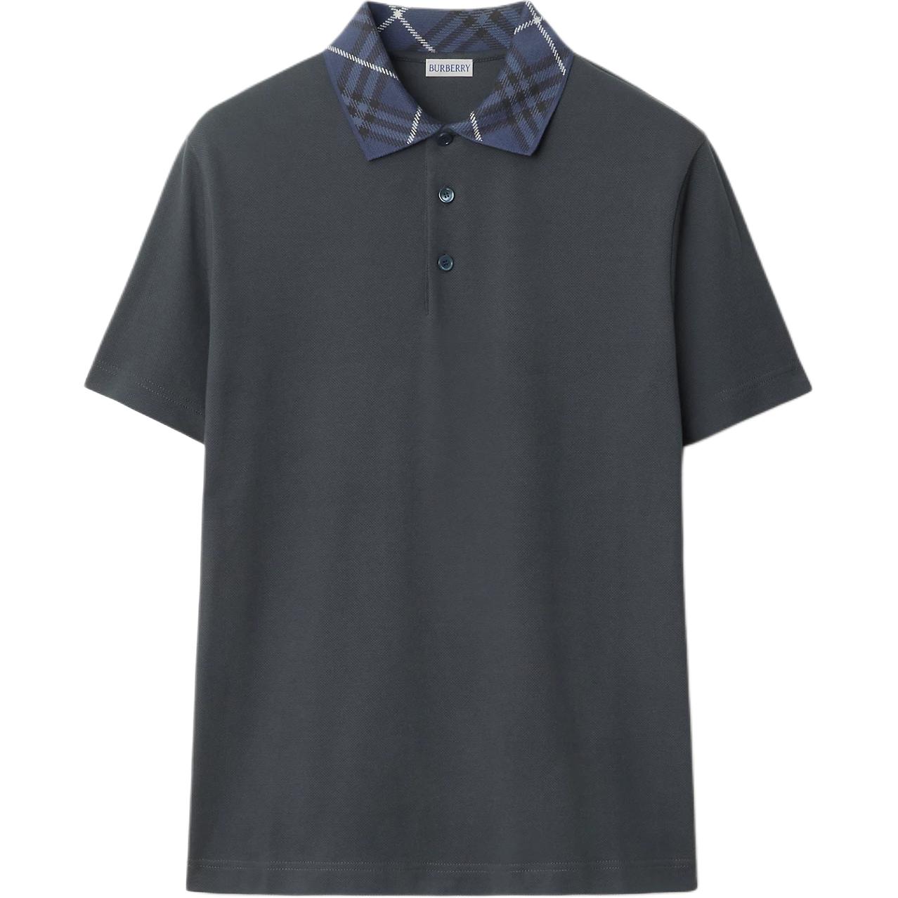 Мужская футболка Burberry Burberry Polo (серая)