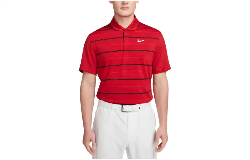 Nike Polo Shirts Men's Red Polo Collar Moderate Other