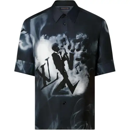 LOUIS VUITTON SS23 Shirt Men's Dark Blue