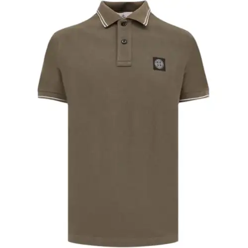 STONE ISLAND Polo Shirt Men's Green